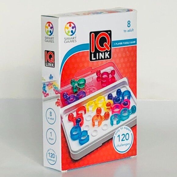 Smart Games IQ Link - Brain Teasing Puzzle Game 120 Challenges Age 8+ New Sealed - Picture 6 of 10